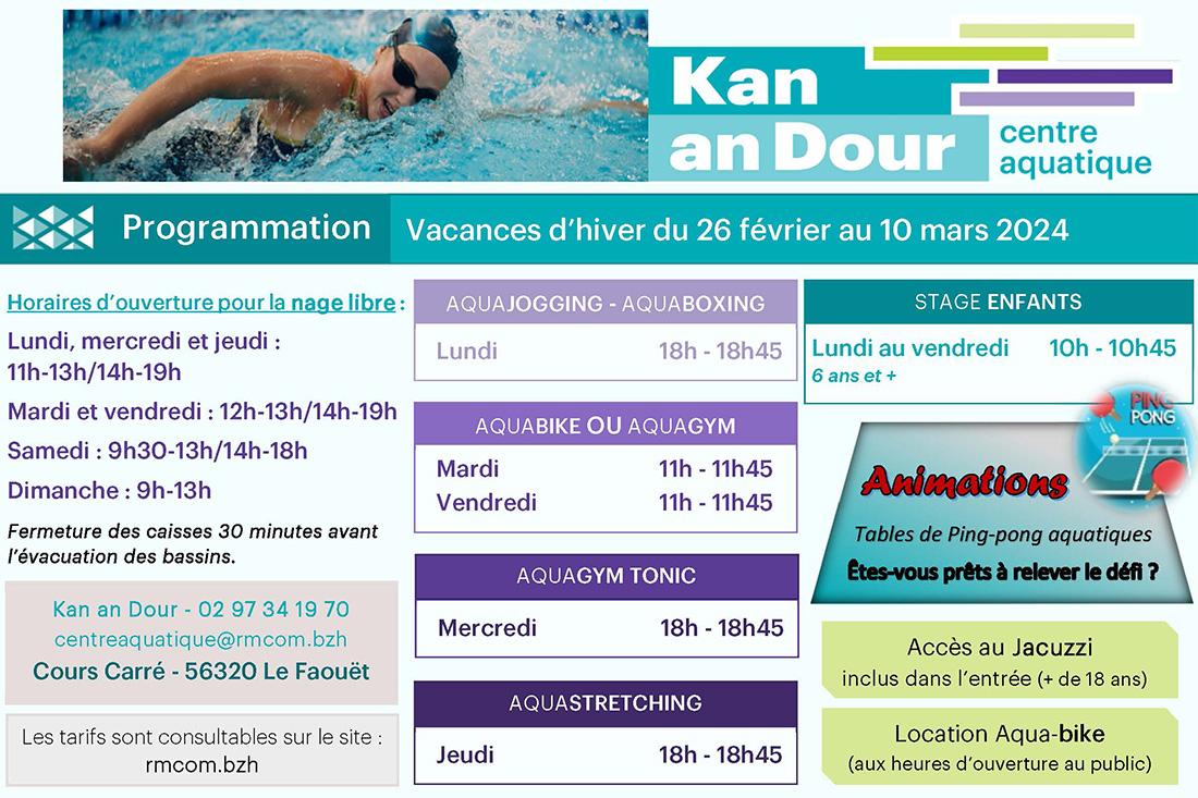 Planning des vacances hiver 2024 